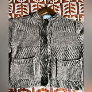 OUND hand knit wool sweater